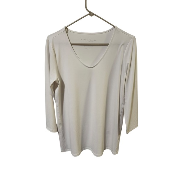 Susan Graver Tops - Susan Graver Size Small Modern Essentials Liquid Knit 3/4‎ Sleeve Top